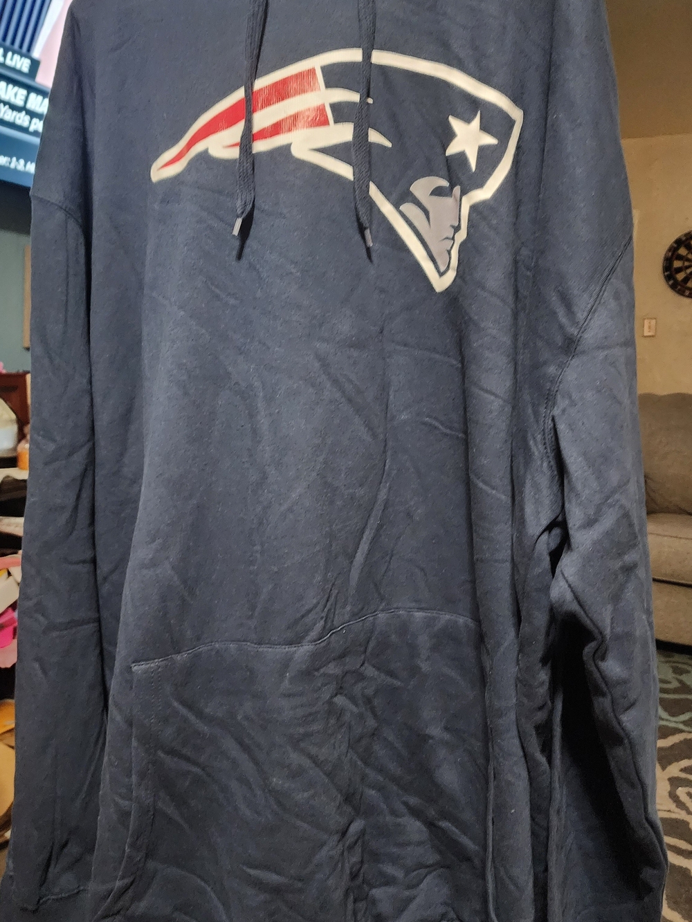 Fanatics Navy Pullover Hoodie with Team Emblem Sz 5XL New Without Tags